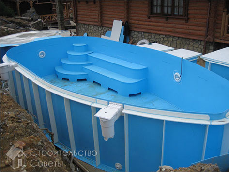 Бассейн из полипропилена