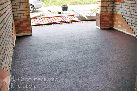 Бетонные полы в гараже