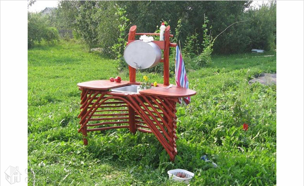 Дачный умывальник