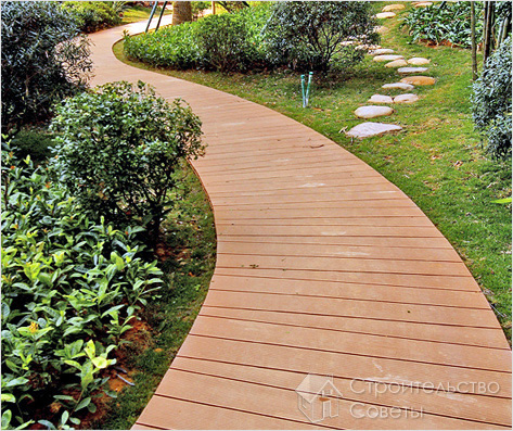 Деревянная дорожка