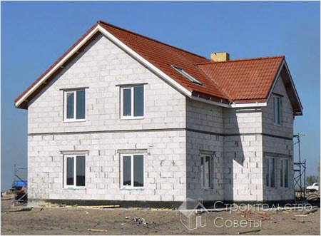Дом из газобетонных блоков
