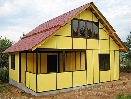 Дом из сэндвич-панелей