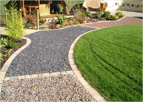Дорожка из гравия