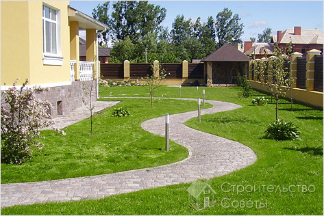 Дорожки для дачного участка