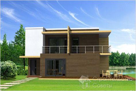 Достоинства плоской крыши