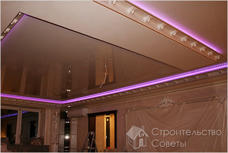 Дюролайт — освещение потолка