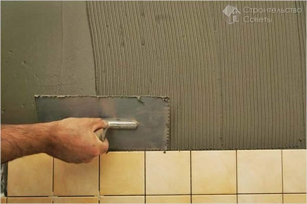 Факторы, влияющие на расход клея для плитки