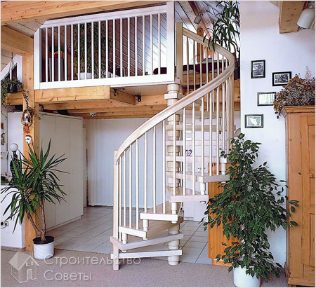 Готовая винтовая лестница