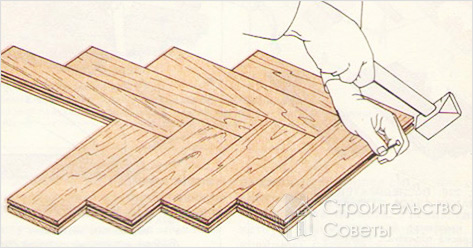 Гвоздевое крепление планок