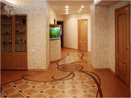 Художественный пробковый пол