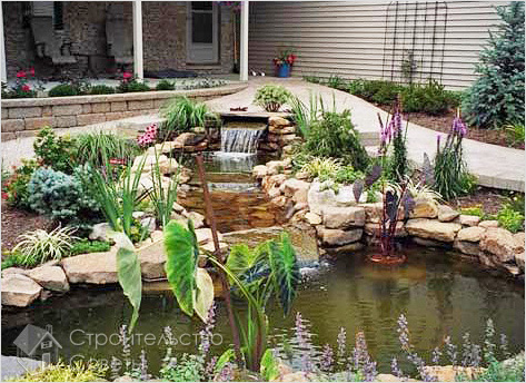Искусственный водоем на даче