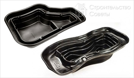 Как построить на даче пруд при помощи готовой формы