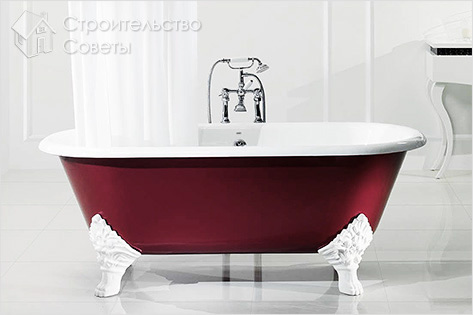 Как установить чугунную ванну своими руками