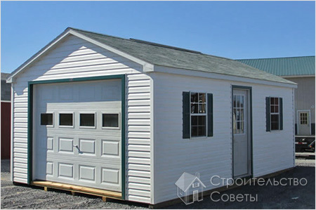 Каркасный гараж