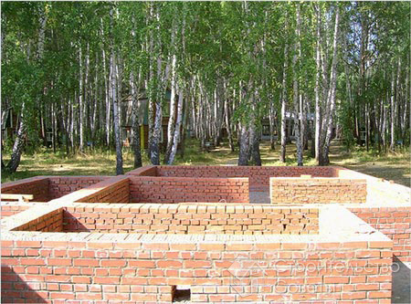 Кирпичный ленточный фундамент