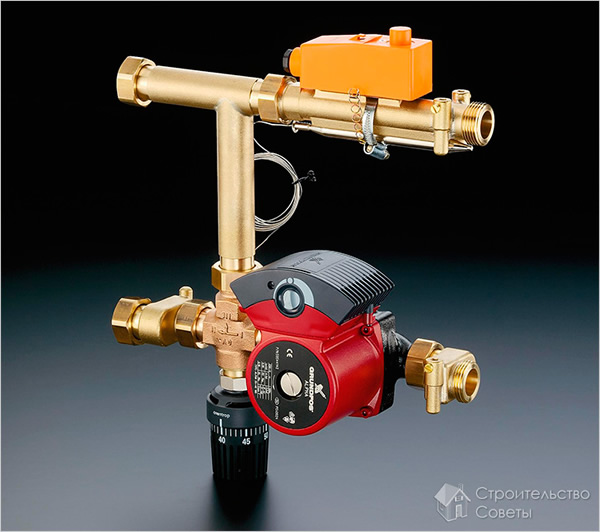 Коллектор регулировки подогрева воды