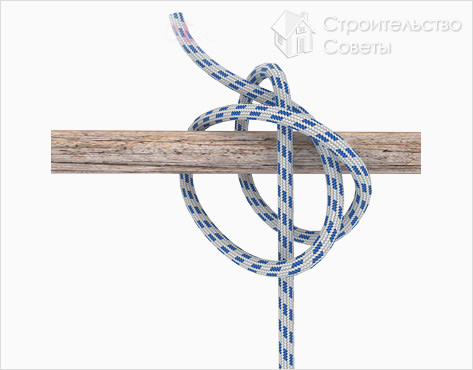 Узел констриктор:шаг 3