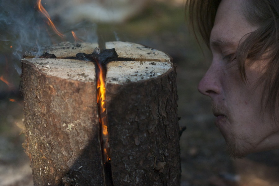 Костер индейская свеча Костер индейская свеча