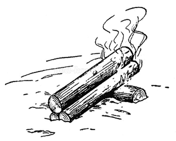 Костер пушка Костер пушка