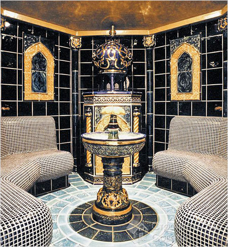 Красивая дорогая турецкая баня