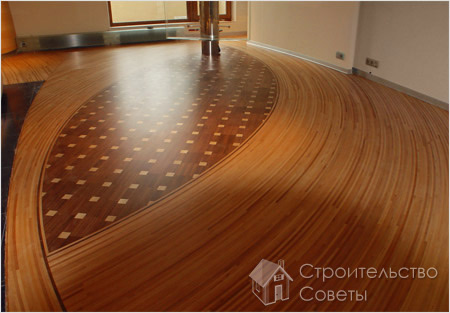 Красивый дизайнерский пробковый пол