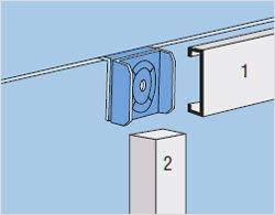 Крепление брусков