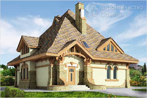 Пестрая шатровая крыша