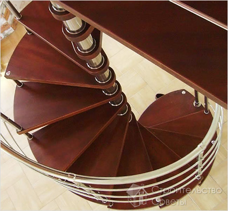 Материалы используемые при изготовлении винтовой лестницы