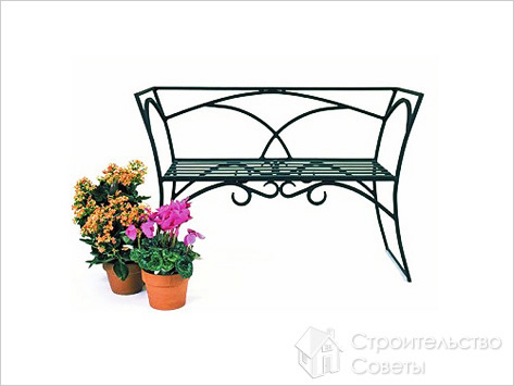 Мебель для сада из металла