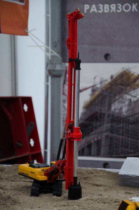 Модель буровой установки SANY для буронабивных свай
