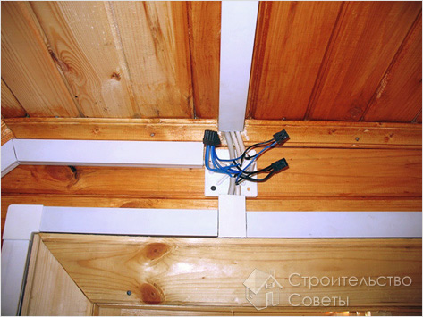 Монтаж открытой проводки