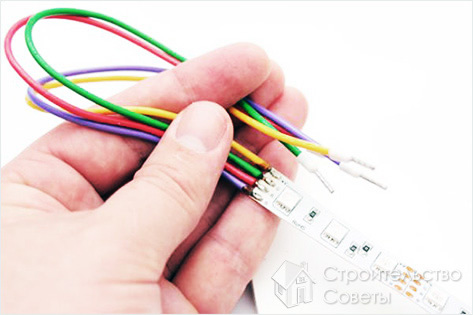 Монтаж подсветки