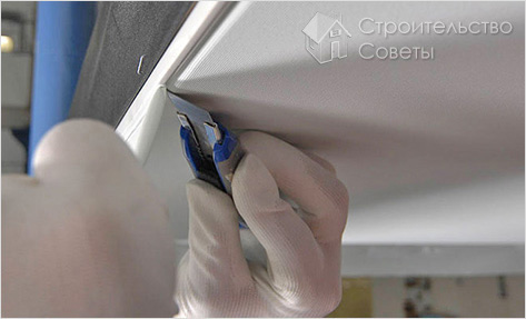 Монтаж потолка