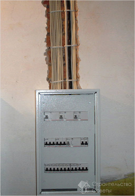 Монтаж скрытой проводки
