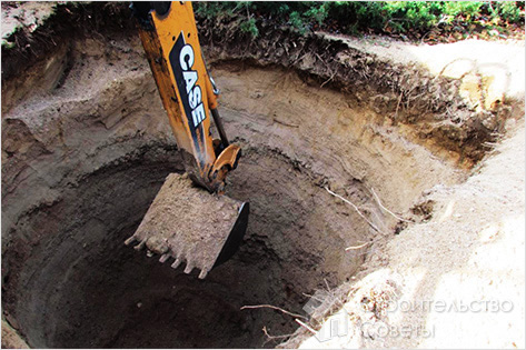 Монтаж сливной ямы