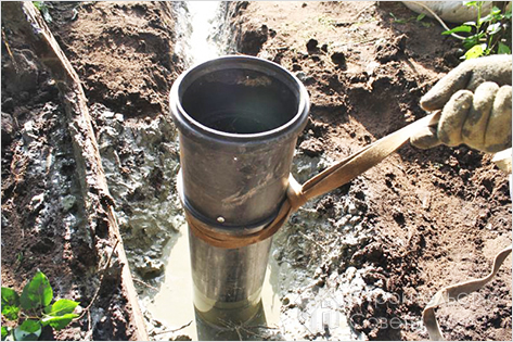 Обсадка скважины