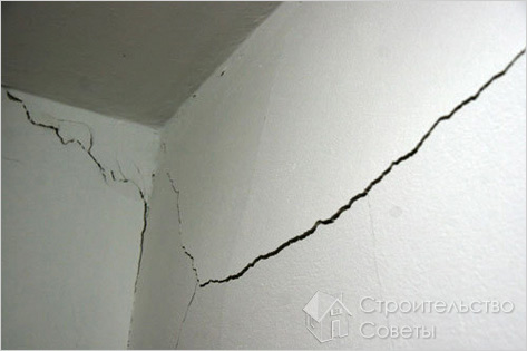 Обследование стен на наличие стрещин