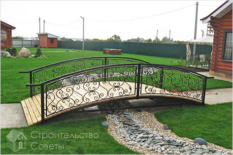 Обустройство сухого ручья