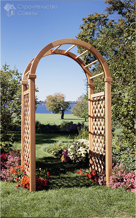 Опорные конструкции для вертикального озеленения