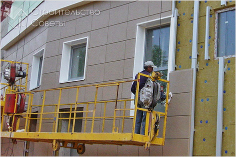Особенности монтажа вентилируемого фасада