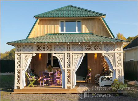 Открытая летняя веранда