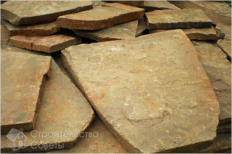 Песчаник для водопада