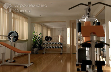 Планировка спортзала
