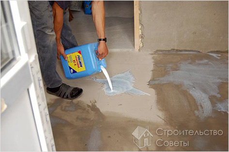 Подготовительные работы перед укладкой