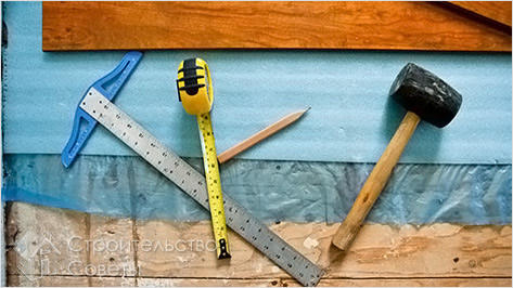 Подготовительный этап перед укладкой