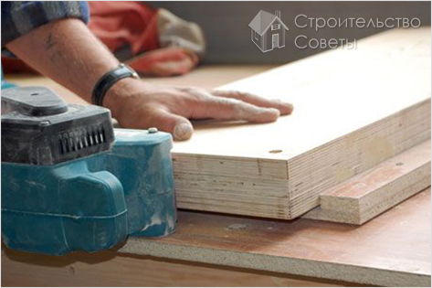 Подготовка фанеры