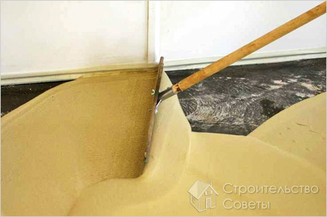 Подготовка пола к бетонному раствору