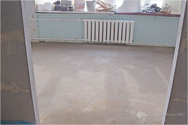 Подготовка пола к стяжке