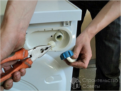 Подключение стиральной машинки