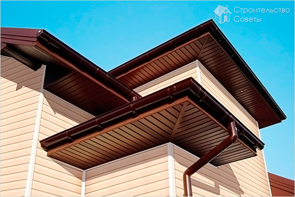 Подшивка свесов крыши